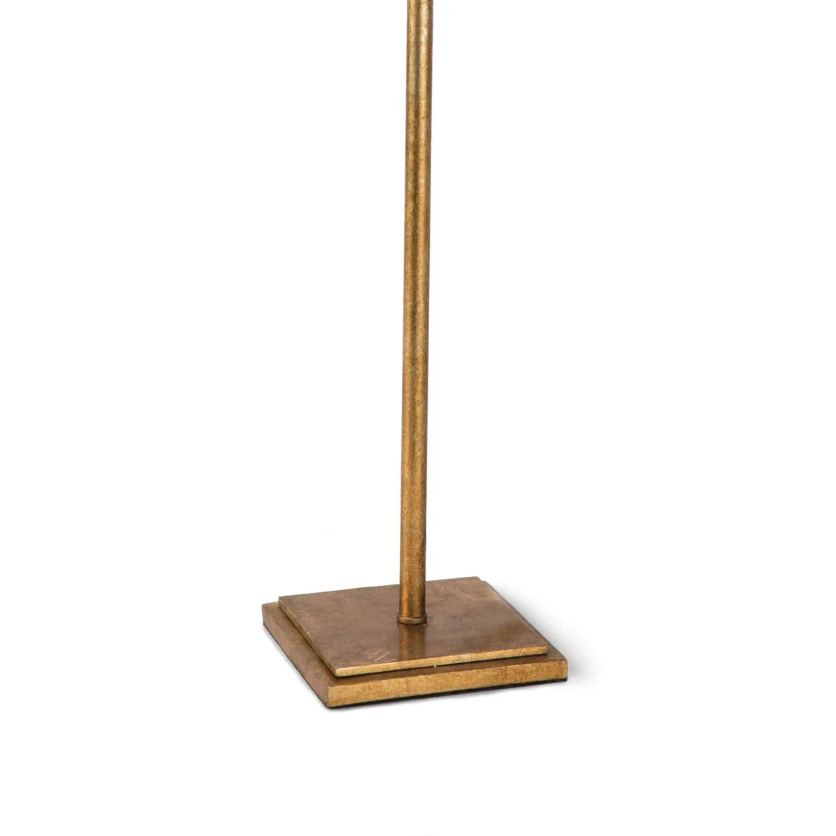 Floral Table Lamps with Antique Gold Base and Linen Shade