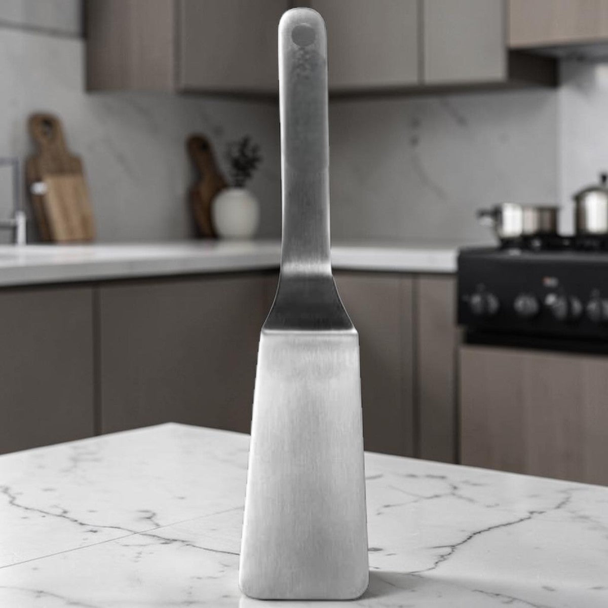 Stainless Steel Cooking Spatula for Kitchen Use, 11 Inch