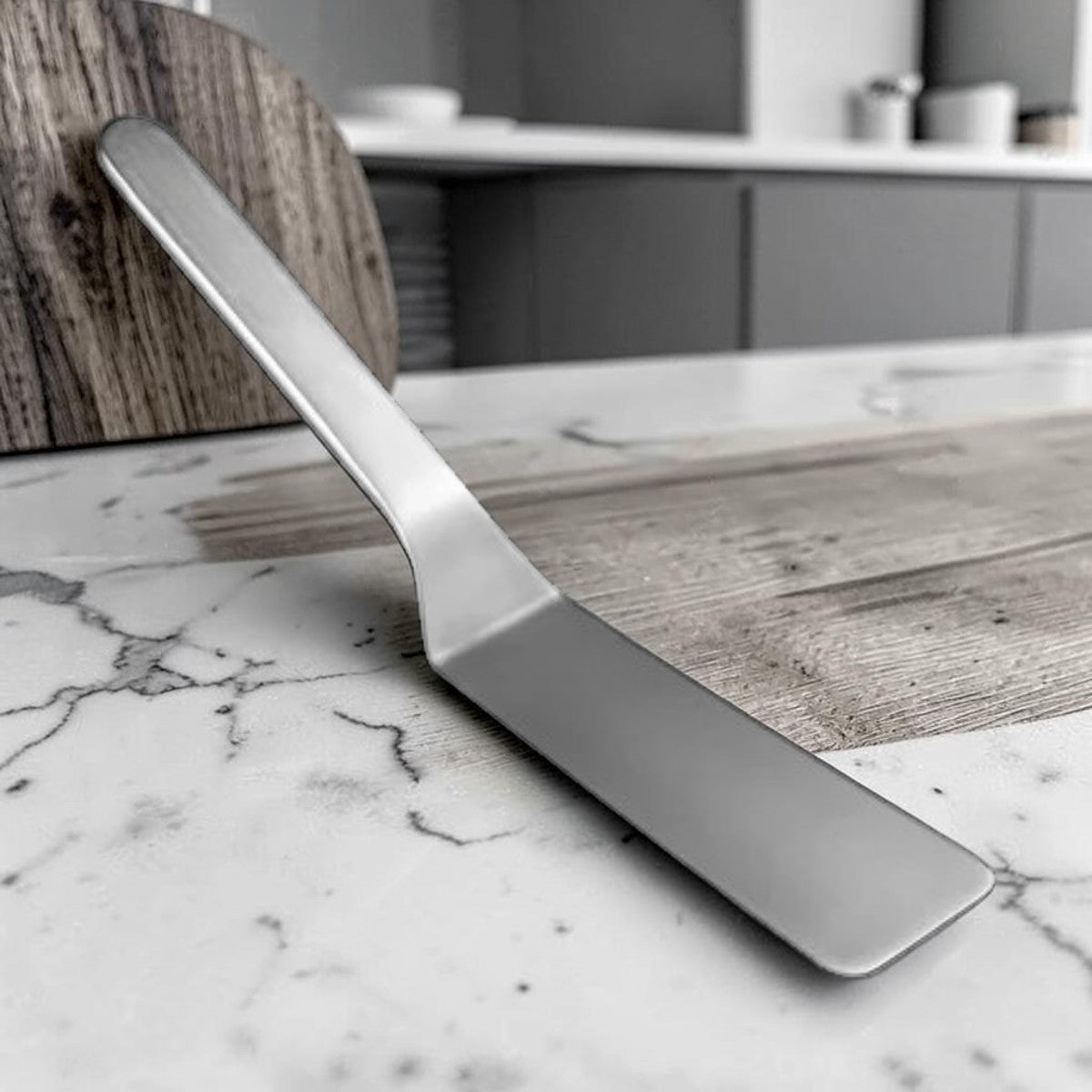 Stainless Steel Cooking Spatula for Kitchen Use, 11 Inch