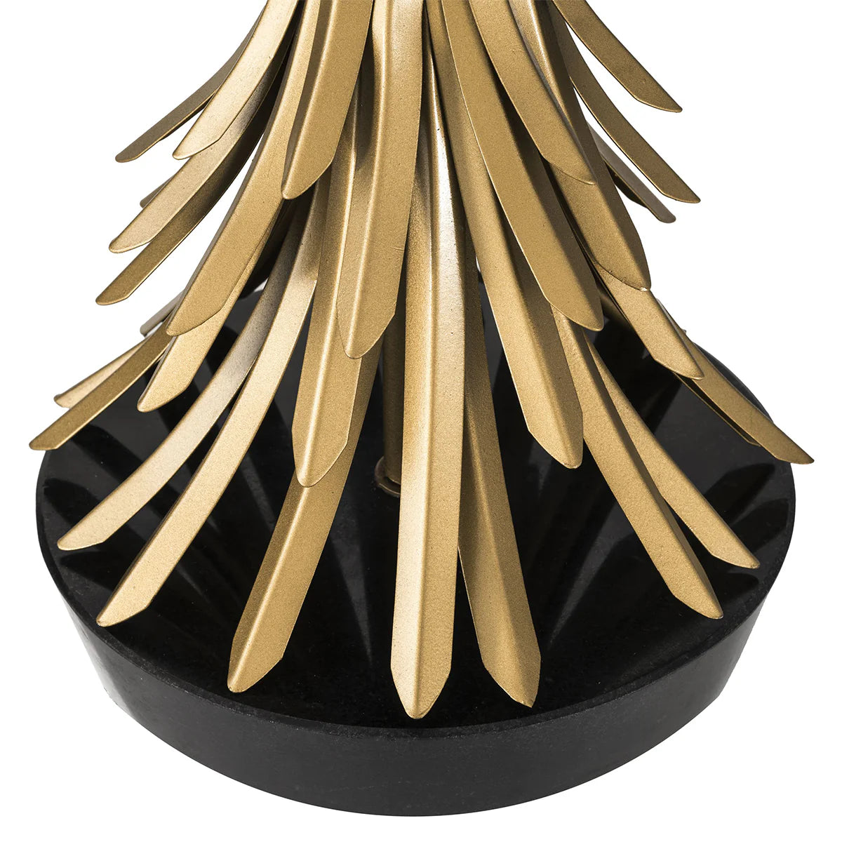 Decorative Table Lamps with Gold Wheat Sheaf Base and White Shade