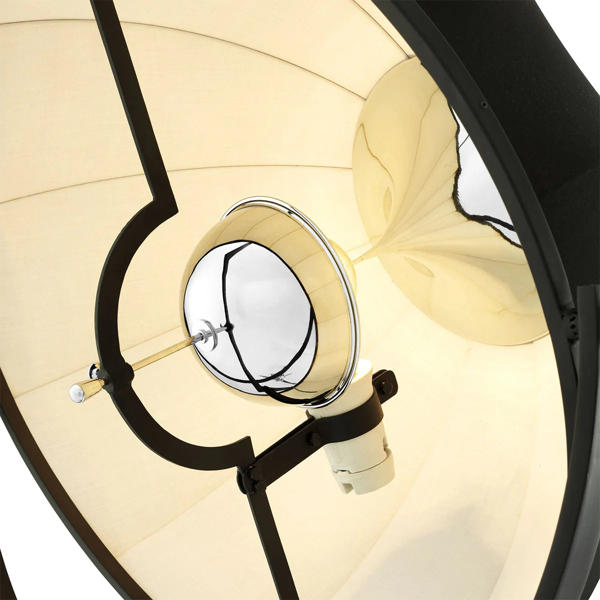 Industrial Tripod Floor Lamp with Adjustable Spotlight Shade
