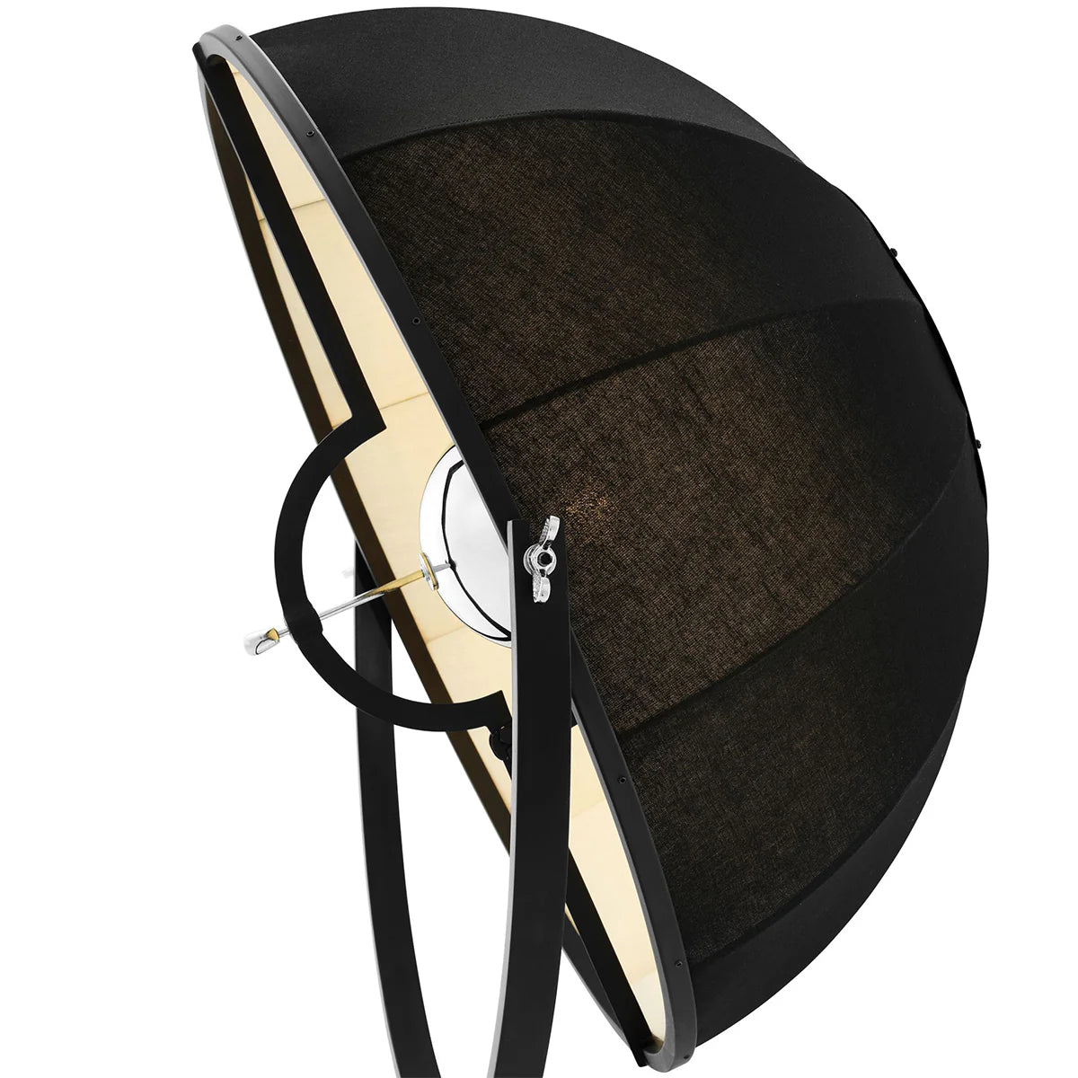 Industrial Tripod Floor Lamp with Adjustable Spotlight Shade