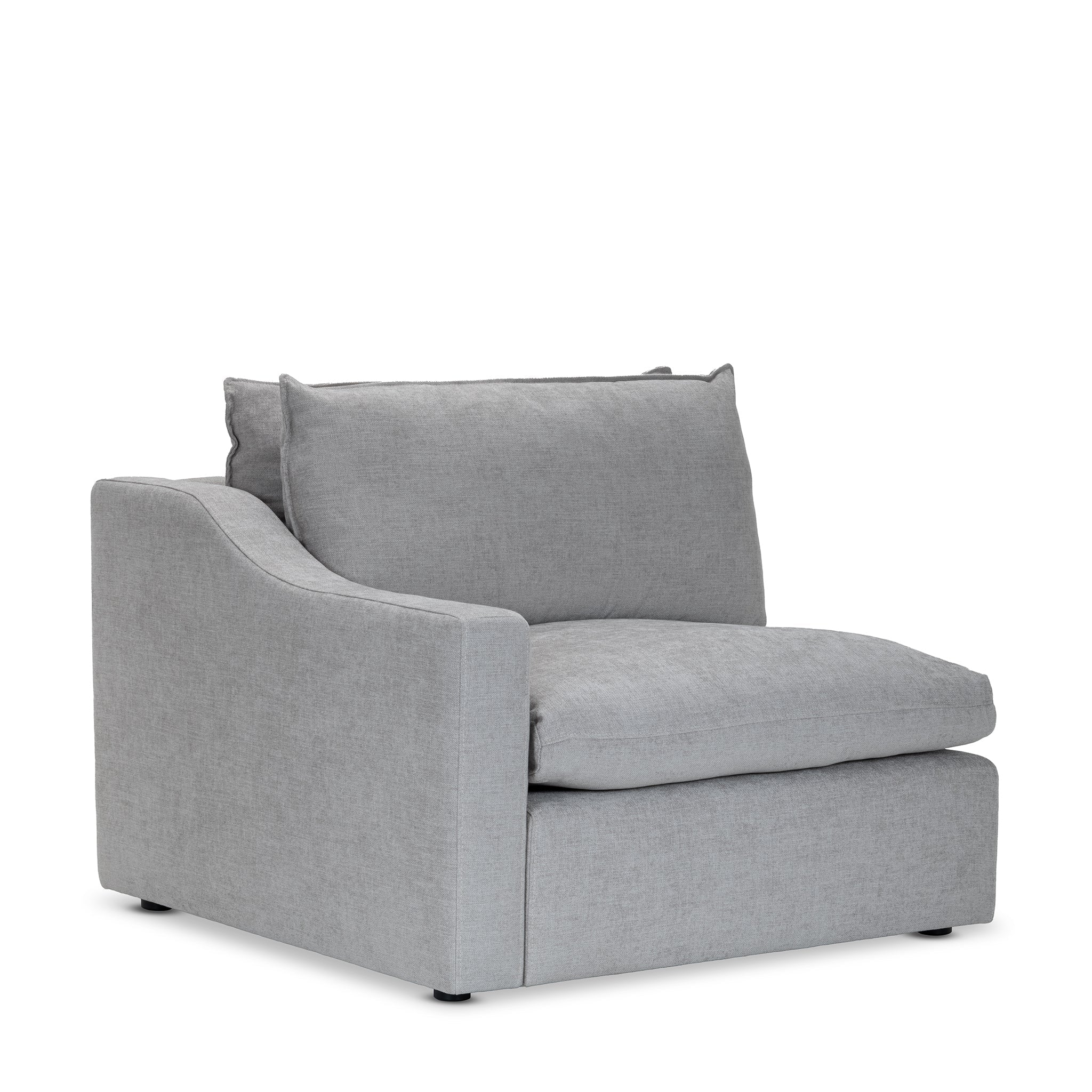 Living Room Large Modular Sectional Sofa with Chenille Upholstery