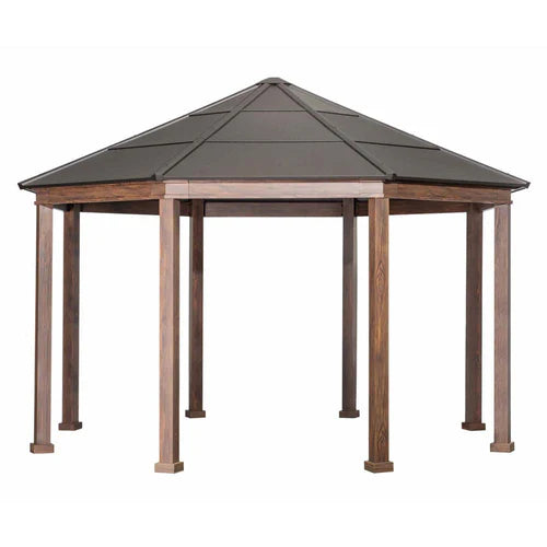 15 ft, Octagon Outdoor Gazebo with Aluminum Roof and Frame